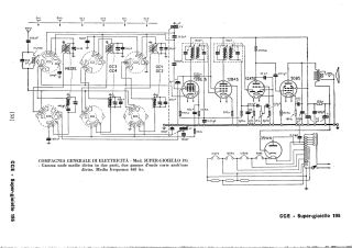 CGE Super Gioiello 195 schematic circuit diagram